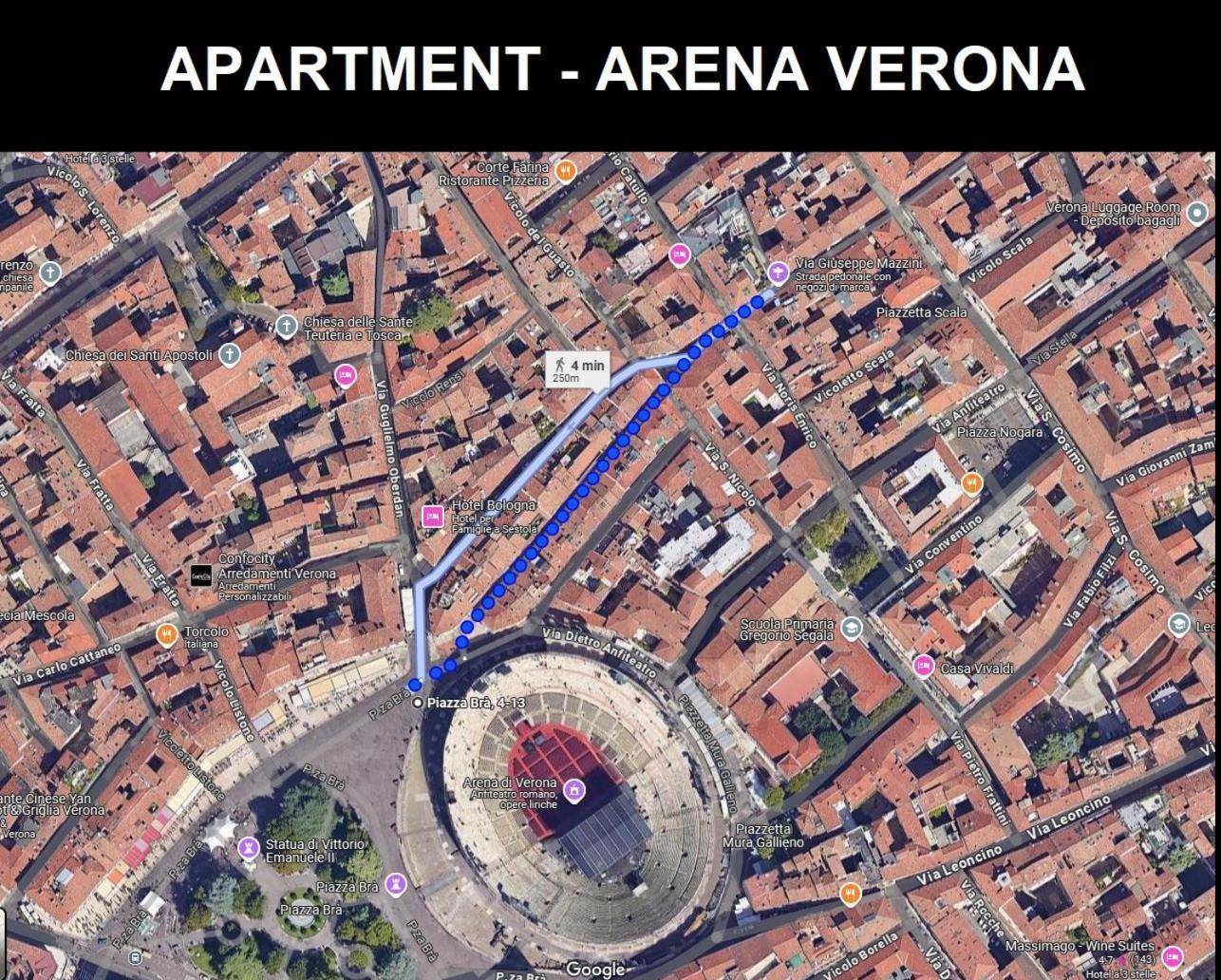 Arena Suite Mazzini Verona Centro Exteriér fotografie